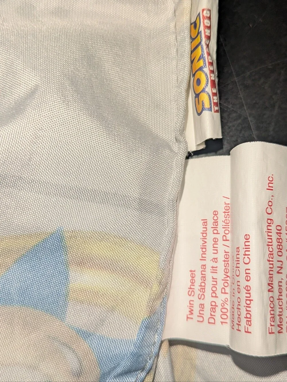 Twin fitted Sonic the Hedgehog Sheet